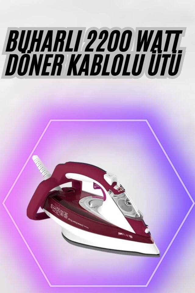 2200W Seramik Kaplama Estetik Tasarımı 360 Derece Dönebilir Kablosu - Lisinya