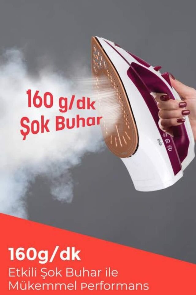 2200W Seramik Kaplama Estetik Tasarımı 360 Derece Dönebilir Kablosu - Lisinya