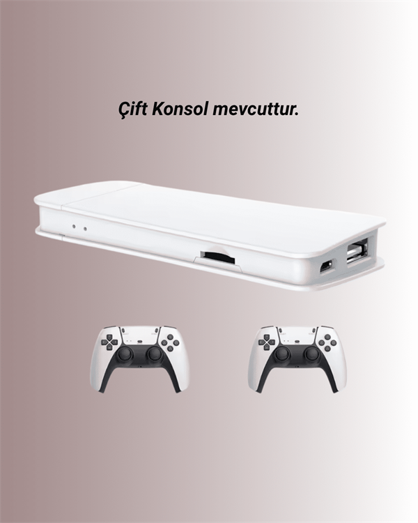 M15 Retro Konsol – 20.000 Oyunlu, Çift Gamepadli, 4K HDMI - Lisinya