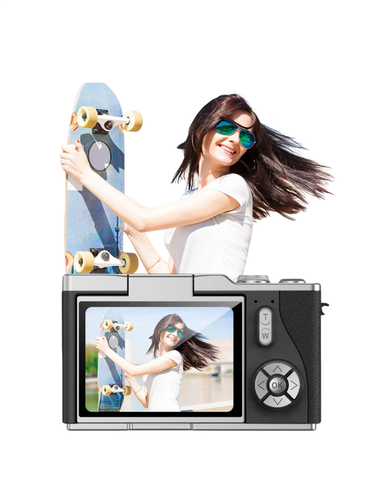 48 MP 4K Dijital Kamera 8X Zoom ve 180 Derece Ekran Yeni Başlayanlar İçin Uygun - Lisinya