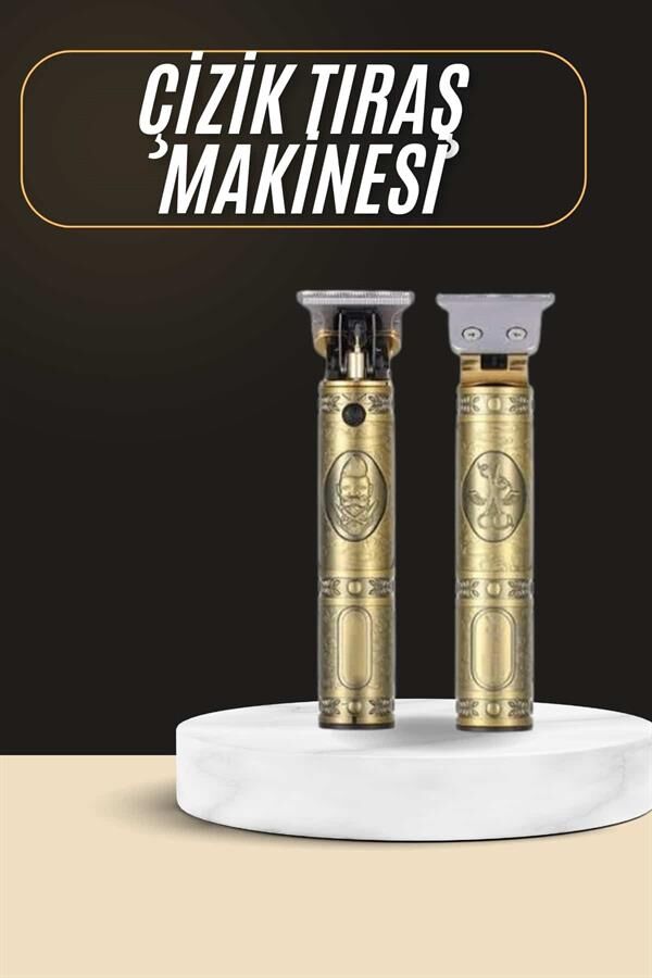 Tıraş Makinesi Şarjlı Çizik Tıraş Paslanmaz Çelik Bıçaklı 4 Taraklı - Lisinya