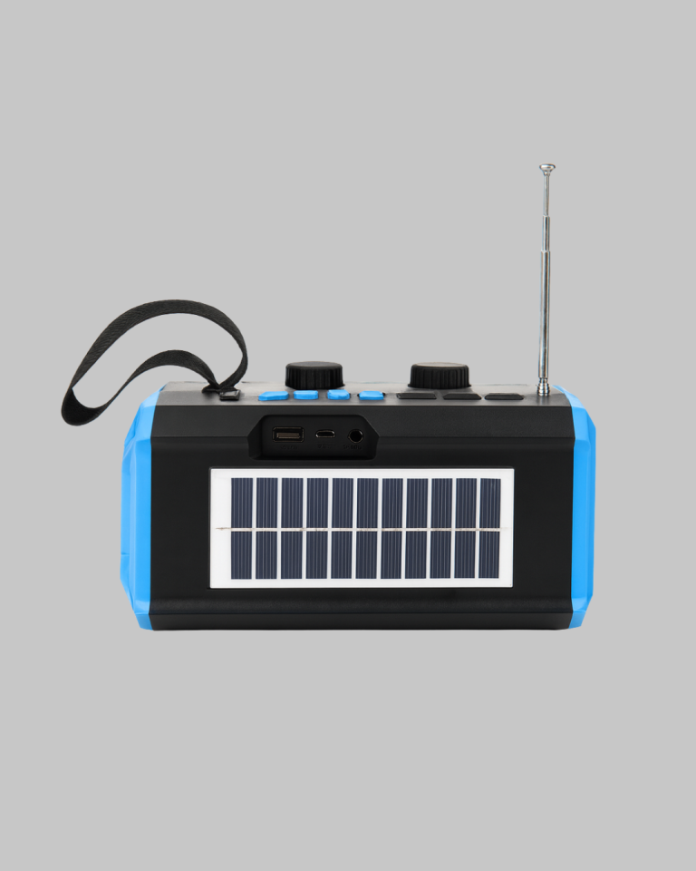 YamanHobi J-IPOX P520 Güneş Enerjili Bluetooth Hoparlör FM Radyolu Turuncu
