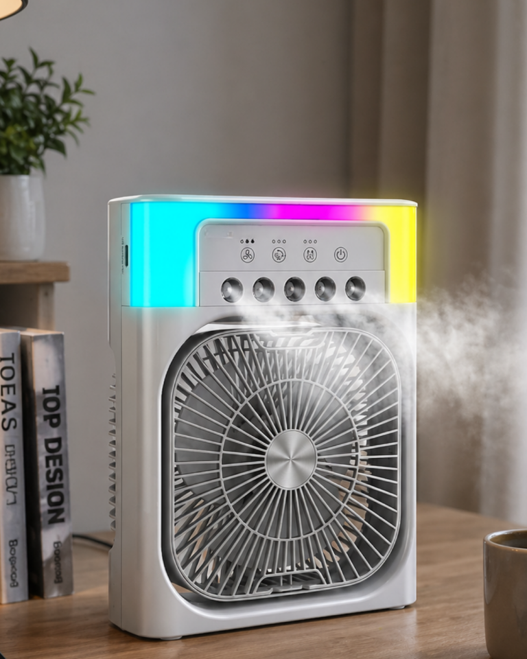 Masaüstü Klima Fan USB Girişli Su Hazneli Sessiz Soğutucu - Lisinya