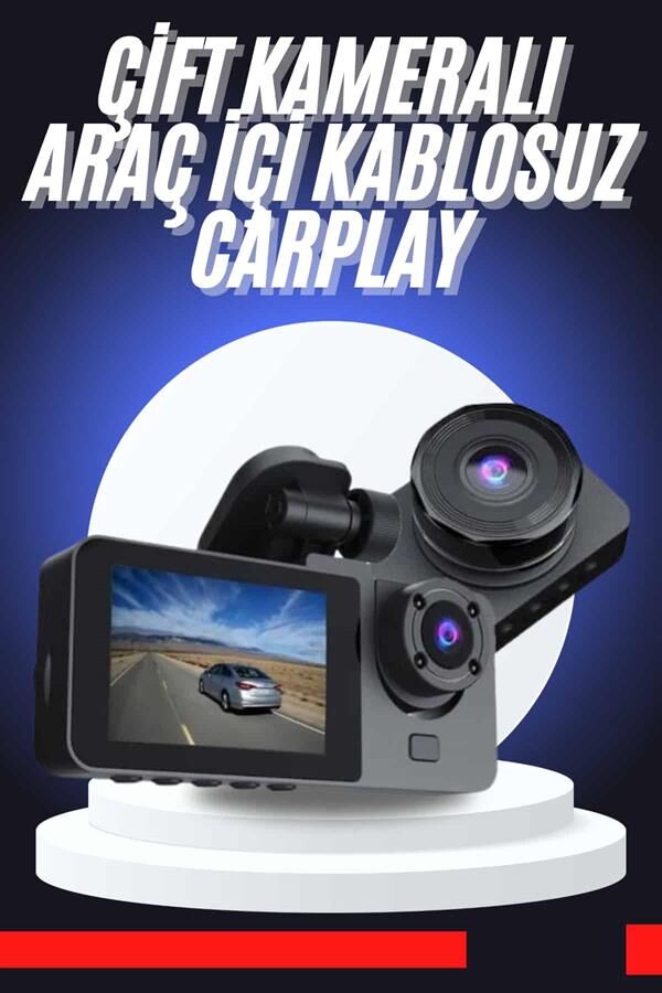 CarPlay Fotoğraf ve Video Kaydedici Araç İçi Kamera Ekranlı - Lisinya