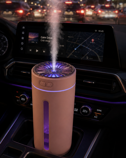 Ultra Sessiz Çalışan Şarjlı Hava Nemlendirici ve Aroma Difüzörü - Lisinya