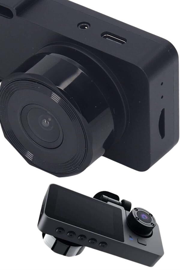 3 Kameralı 2 İnç 1080P Araç İçi Kamera Sürüş Kamerası CarPlay - Lisinya