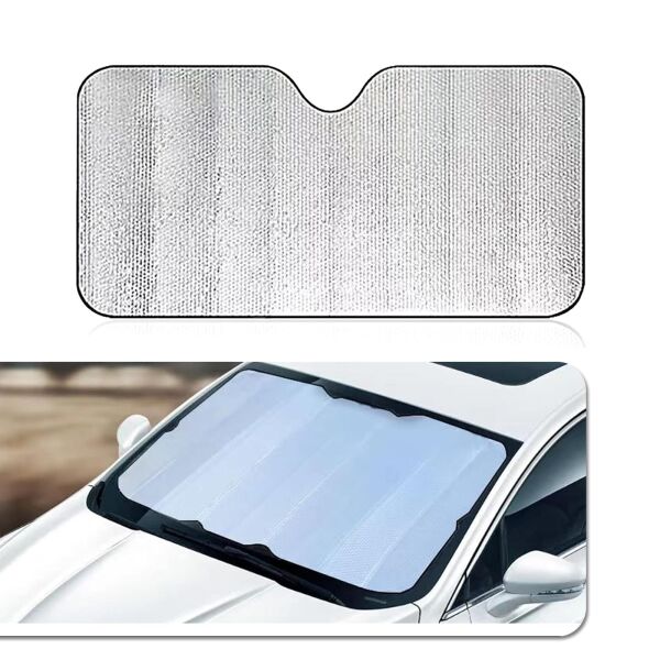 Katlanabilir Araç Ön Cam Güneşlik Isı ve Işık Önleyici Honda Civic Peugeot 3008 Volkswagen Passat Nissan Qashqai - Lisinya