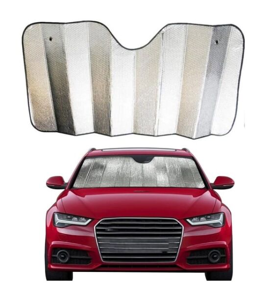 Araç Ön Cam Katlanabilir Güneşlik UV ve Isı Koruma Renault Megane Fiat Egea Hyundai i20 Opel Astra - Lisinya