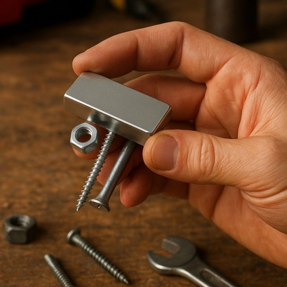 50 adet 40x20x5mm Neodyum Magnet Güçlü N35 Mıknatıs Köşeli Nikel Kaplama ( Lisinya )