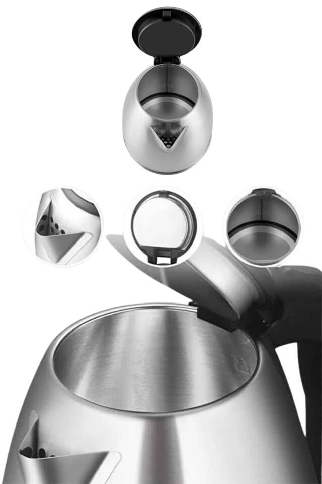 Çelik Su Isıtıcı Kettle Dayanıklı Paslanmaz Çelik Uzun Ömürlü - Lisinya