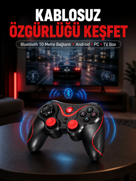 Gelişmiş Kontrol Hassasiyeti Sunan Kablosuz Bluetooth Oyun Kolu - Lisinya