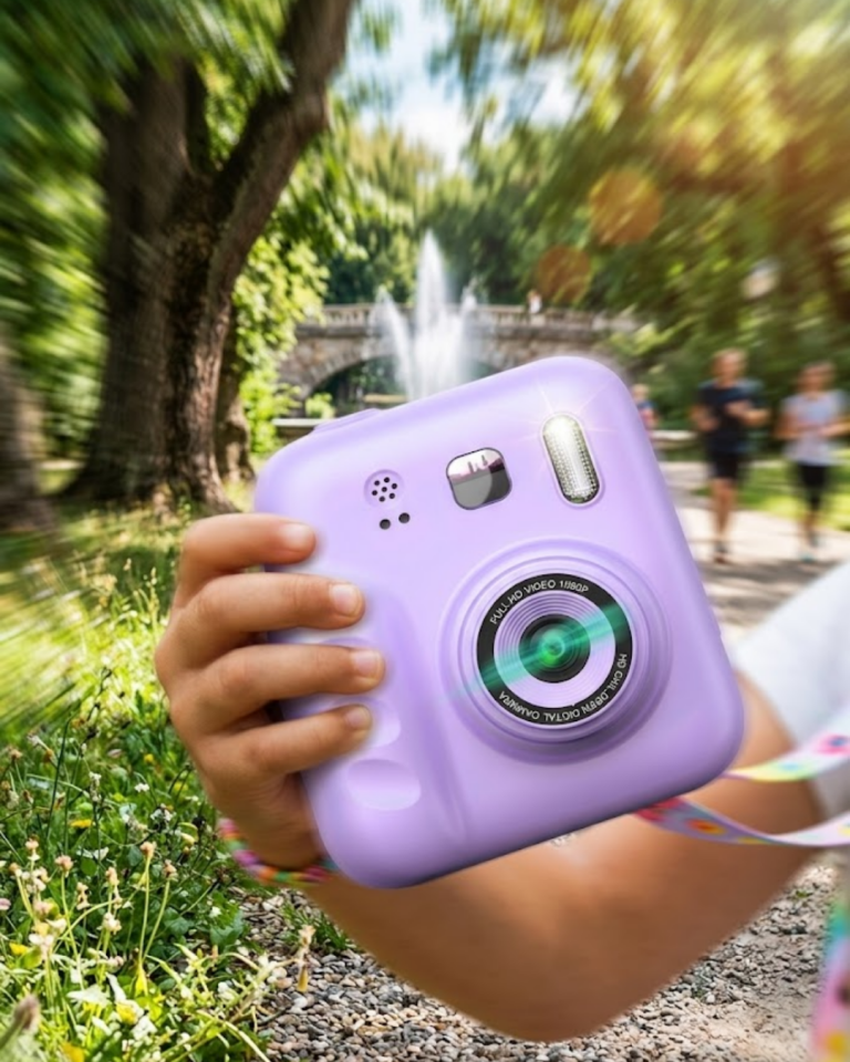 Çocuk Dijital Fotoğraf ve 4 Rulo Kağıt 5 Kalem Hediye