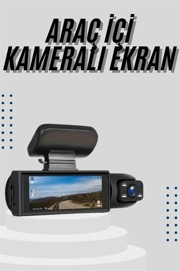 Çift Kameralı Araç Kamerası Ön ve Arka Kameralı - Lisinya