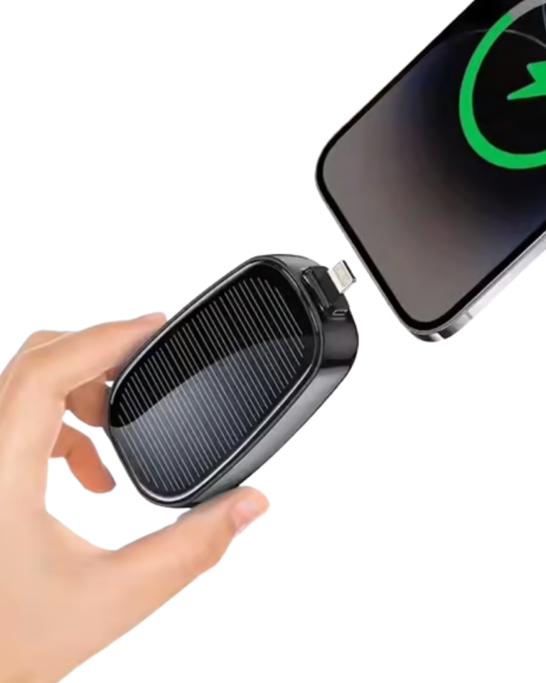 Mini Güneş Enerjili Powerbank Cep Tipi Acil Şarj Cihazı - Lisinya