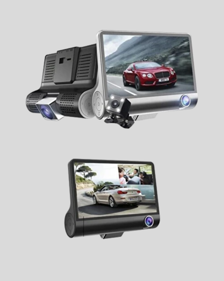 Araç Kamerası 3’lü Full HD DVR 1080P Gece Görüşlü ve G-Sensörlü - Lisinya