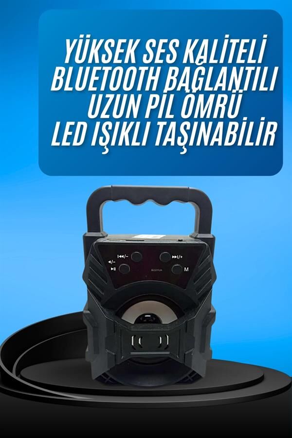 YamanHobi 5W Bluetooth Hoparlör FM Radyolu Siyah