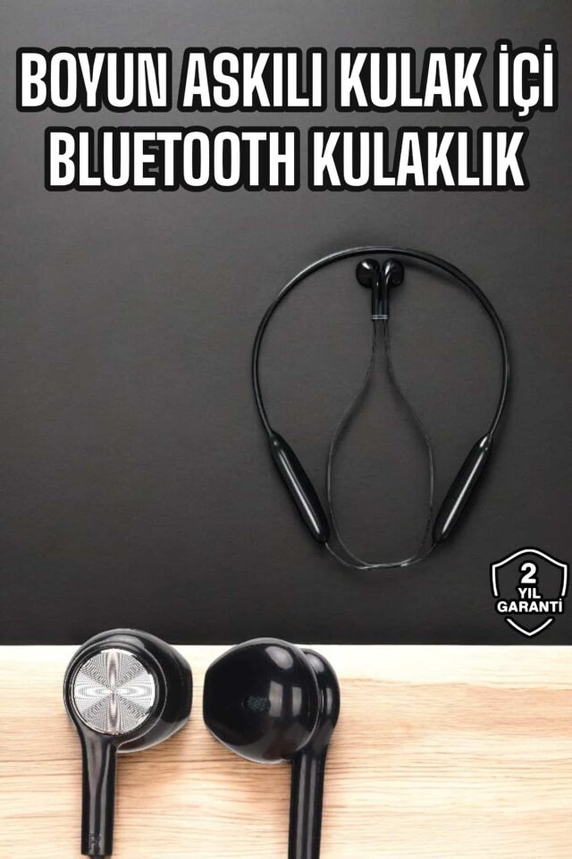 Kablolu Boyun Askılı Dijital Göstergeli Bluetooth Kulaklığı 60 Saat - Lisinya