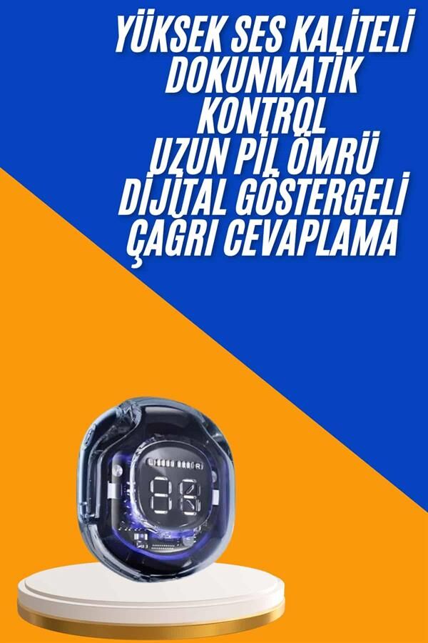Kulak İçi Bluetooth Kulaklık ANC ENC Özellikli Şarj Göstergeli Kablosuz Kulaklık - Lisinya