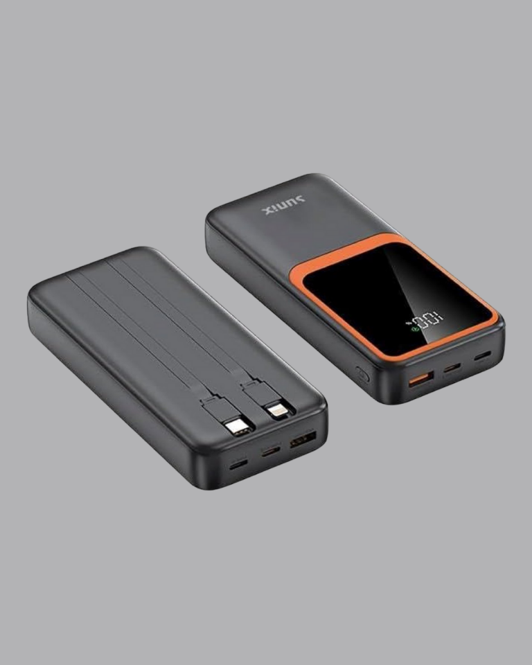 Powerbank 20000 mAh Dijital Ekranlı ve Çok Kablolu Hızlı Şarj Cihazı - Lisinya