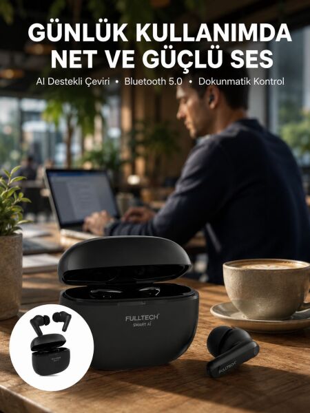 Akıllı Çeviri Destekli Bluetooth Kulaklık Profesyonel Ses Deneyimi Yeni Nesil - Lisinya