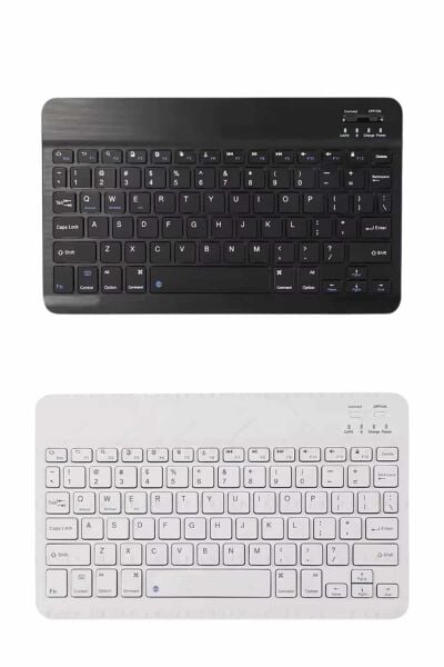 Uyumlu Kablosuz Bluetooth Şarj Edilebilir Mini Q Klavye