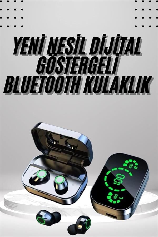 2025 Model Bluetooth Kulaklık Telefon Şarj Edebilen Çağrı Cevaplama Dijital Göstergeli - Lisinya