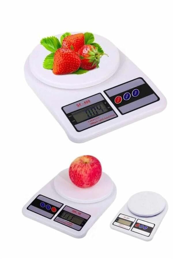 Yeni Nesil Taşınabilir Dijital Hassas Mutfak Tartısı Mutfak Terazisi Hassas Ölçüm 10 Kg - Lisinya