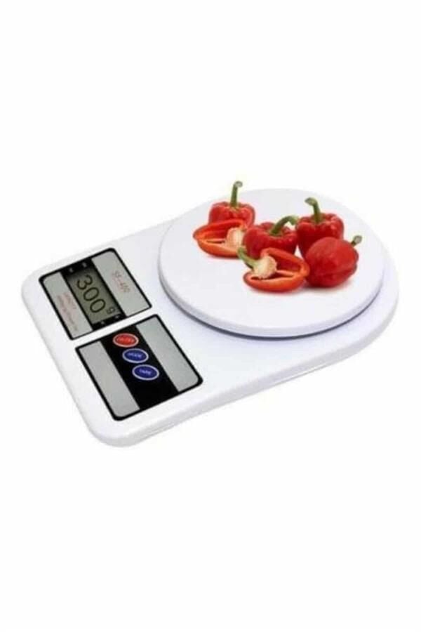 Mutfak Tartısı Dijital Göstergeli Hassas Tartı 10 Kg Kapasiteli - Lisinya