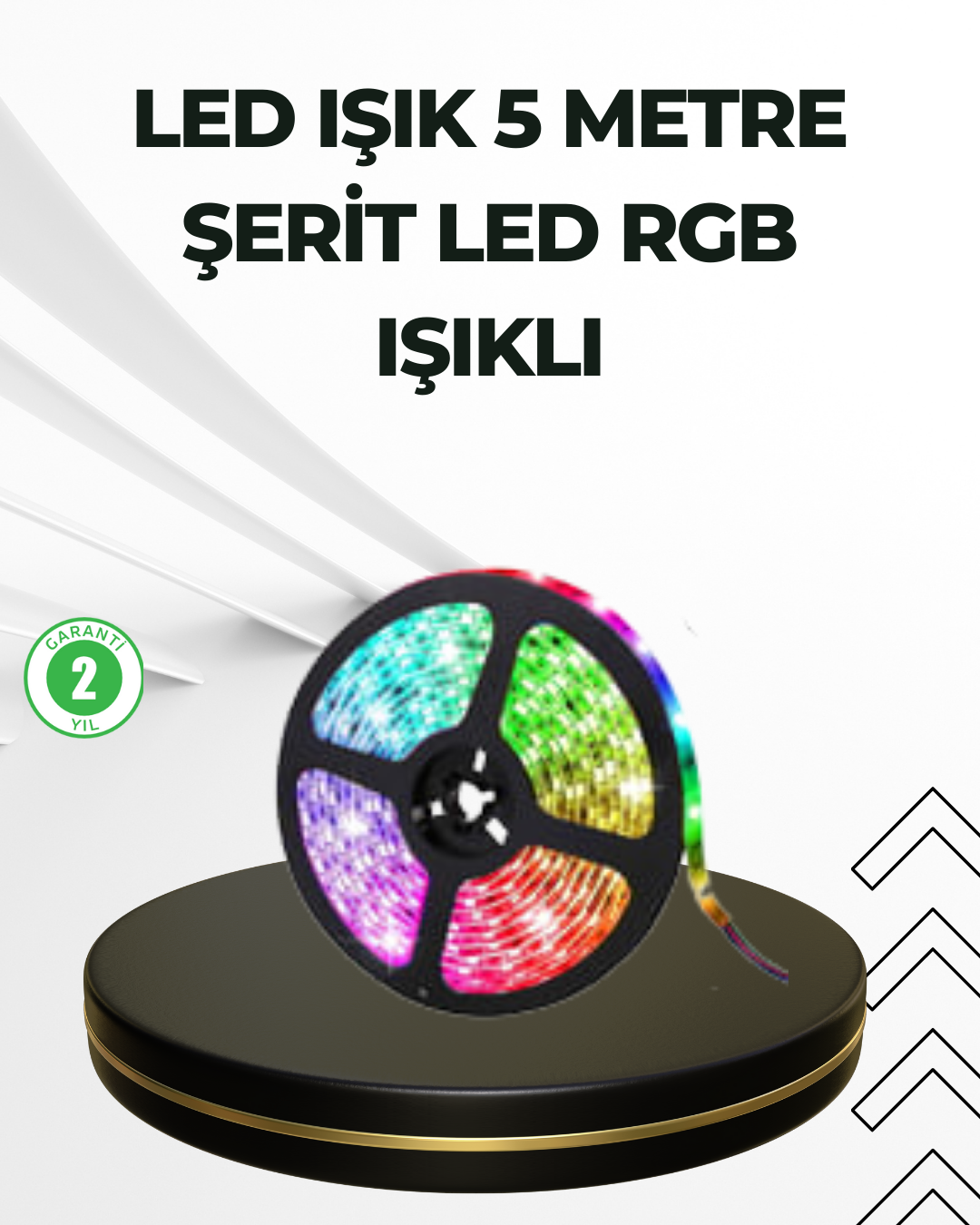 Dekoratif Kumandalı Şerit LED 5 Metre - Lisinya