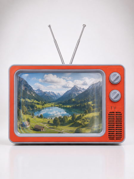 12 İnç Telefon Ekran Büyütücü Retro TV Tasarımlı HD Fresnel Lens Taşınabilir Mobil Ekran Büyütücü - Lisinya