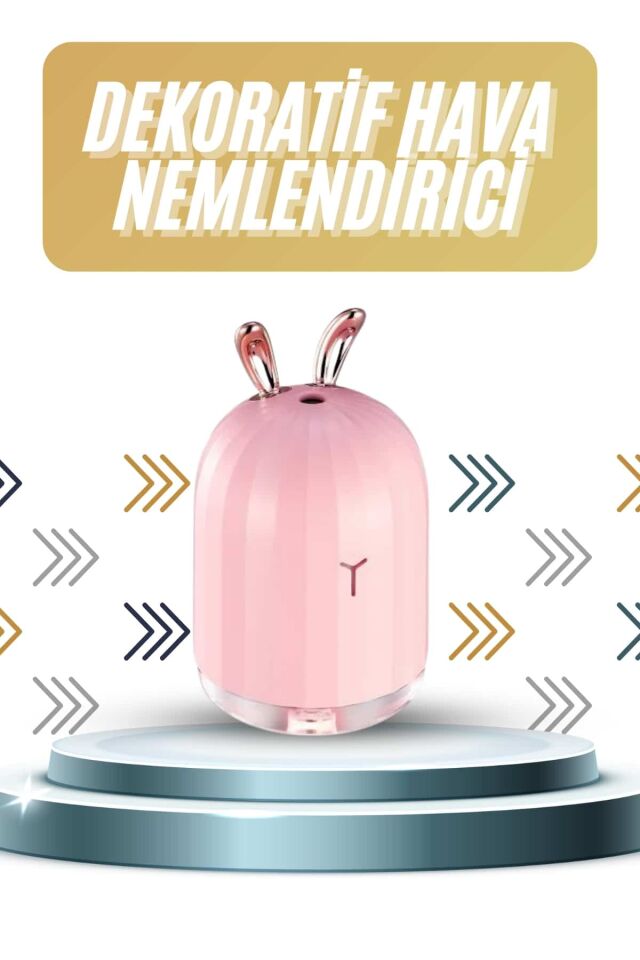 Led Işıklı Hava Nemlendirici Buhar Makinesi Dekoratif Aromaterapi - Lisinya
