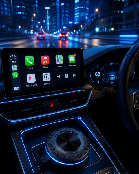 Kablosuz CarPlay Android Auto Destekli Akıllı TV Box 4G Sim Kart Girişli - Lisinya