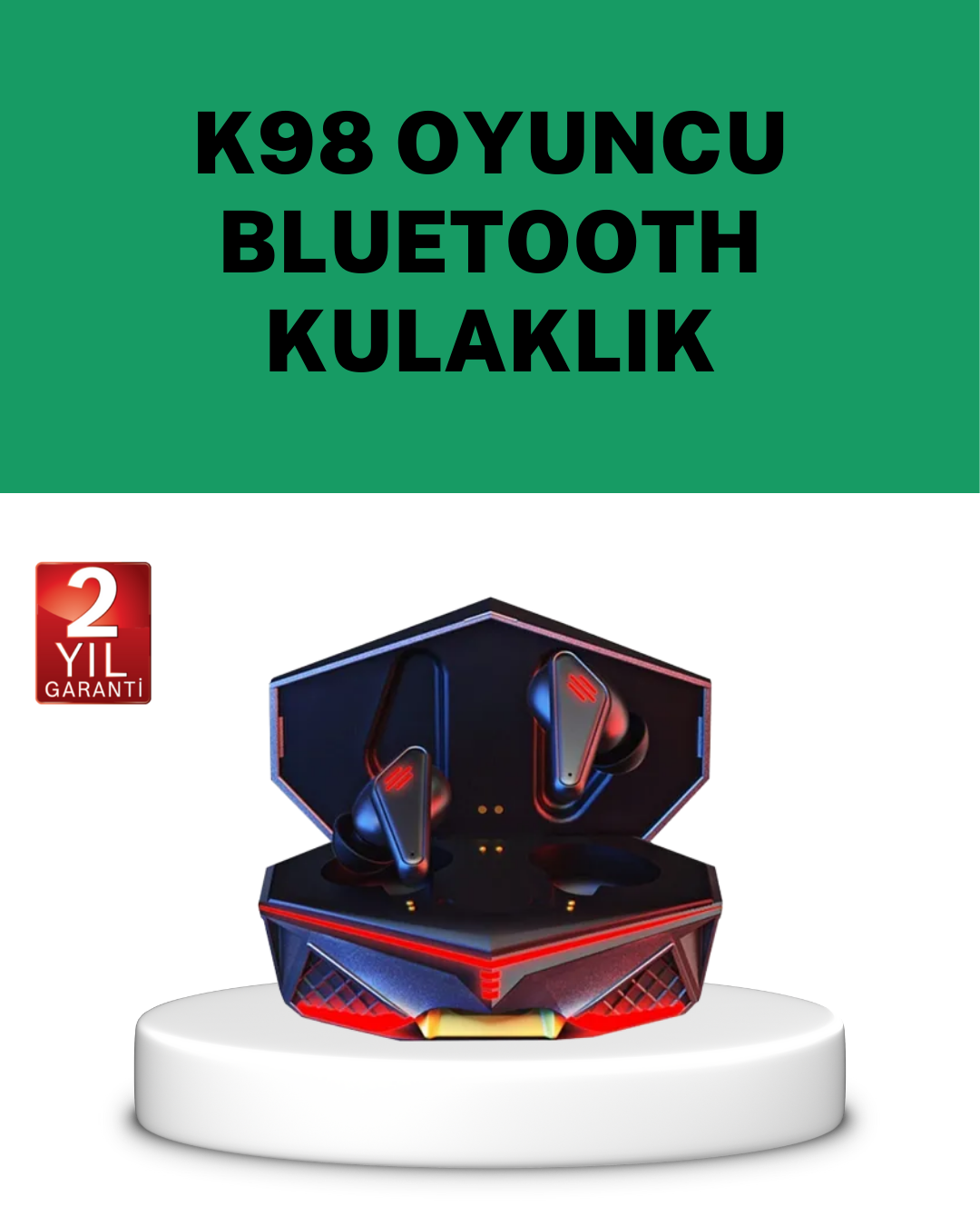 Bluetooth 5.0 Kablosuz Kulaklık Uzun Pil Ömürlü - Lisinya