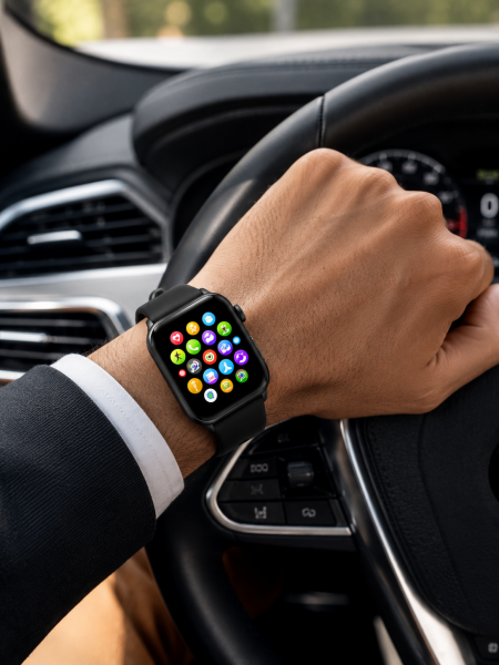 Dokunmatik Ekran, Bluetooth Görüşme, Akıllı Bildirim ve Günlük Aktivite Takibi - Lisinya