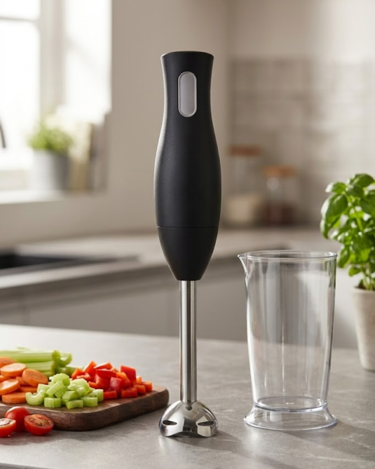El Blenderı Paslanmaz Çelik Metal Ayaklı Ergonomik Tasarımlı Mutfak Blender - Lisinya