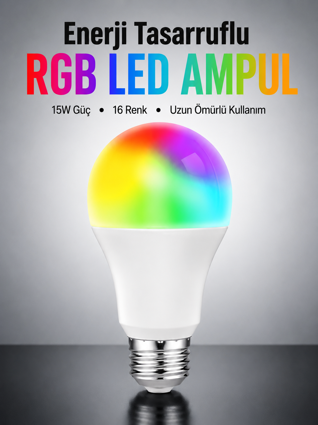 Enerji Verimli Akıllı LED Ampul, Uzaktan Kontrol Özellikli - Lisinya