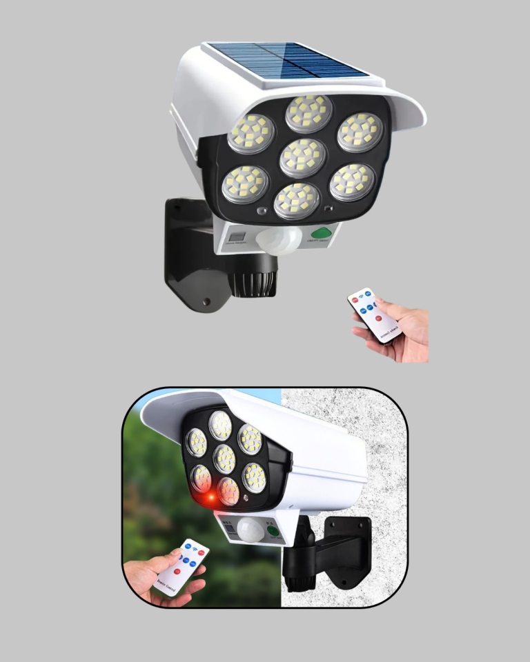 YamanHobi Kamera Görünümlü Solar LED Duvar Lambası 6 SMD 3 Modlu