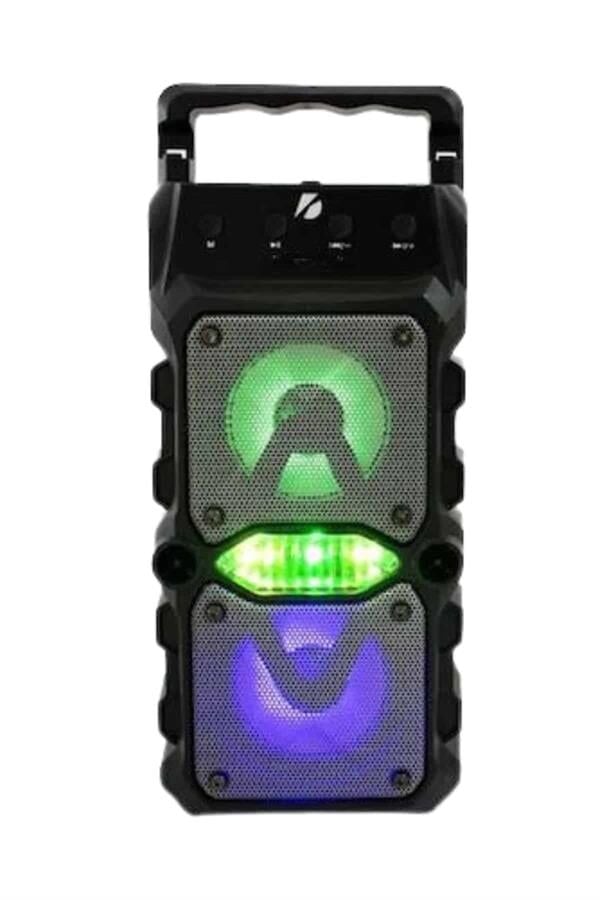 Taşınabilir Kablosuz Bluetooth Hoparlör Uzun Pil Ömrü Led Işıklı - Lisinya