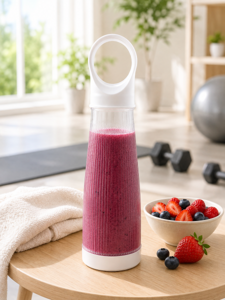 Şarjlı Smoothie Blender 400 ML Taşınabilir Meyve Karıştırıcı Pratik Mini Blender