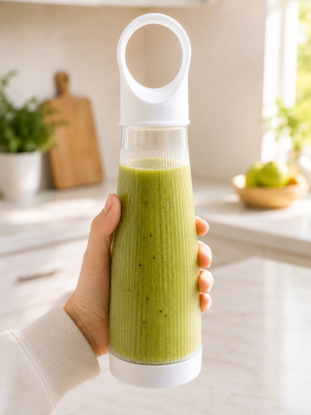 Şarjlı Smoothie Blender 400 ML Taşınabilir Meyve Karıştırıcı Pratik Mini Blender