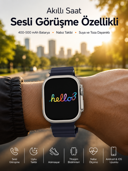 Yeni Nesil Arama Cevaplayan Uyku ve Sağlık Takibi GPS Özelliği - Lisinya