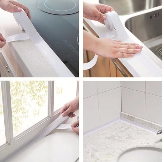 Pratik 145 Gr Beyaz Su Sızdırmaz Lavabo Kenar Bandı (3.2m) ( Lisinya )
