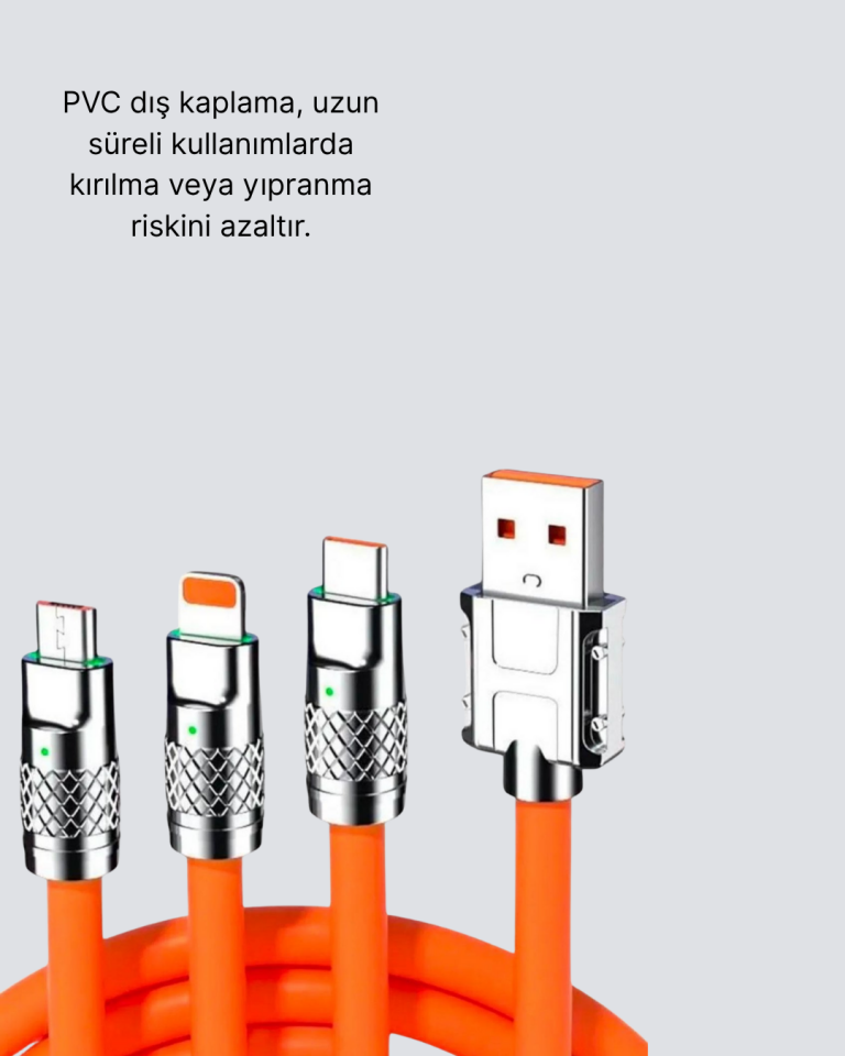 YamanHobi USB Hızlı Şarj Kablosu Data ve Şarj Kablosu