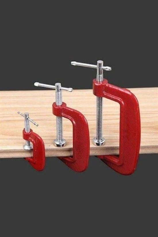 Doğrama Ve Metal Sıkma Sıkıştırma İçin 3lü Mini Mengene Aparat ( Lisinya )