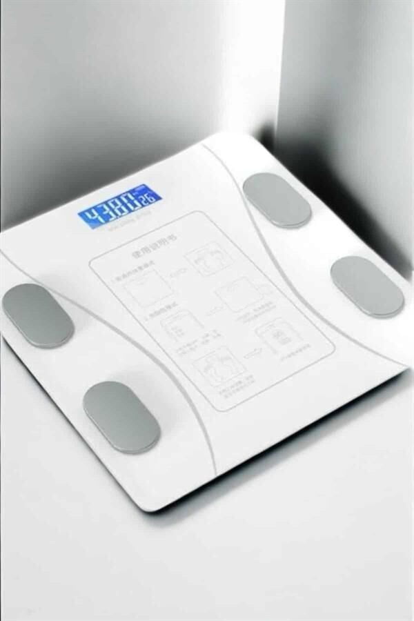 Tartı Baskül Dijital Elektronik Tartı Vücut Analiz Wifi Akıllı Yağ Ölçer - Lisinya
