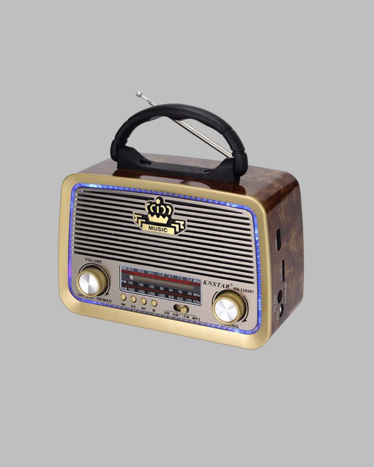 Taşınabilir Nostalji Radyo Bluetooth USB AUX Girişli - Lisinya