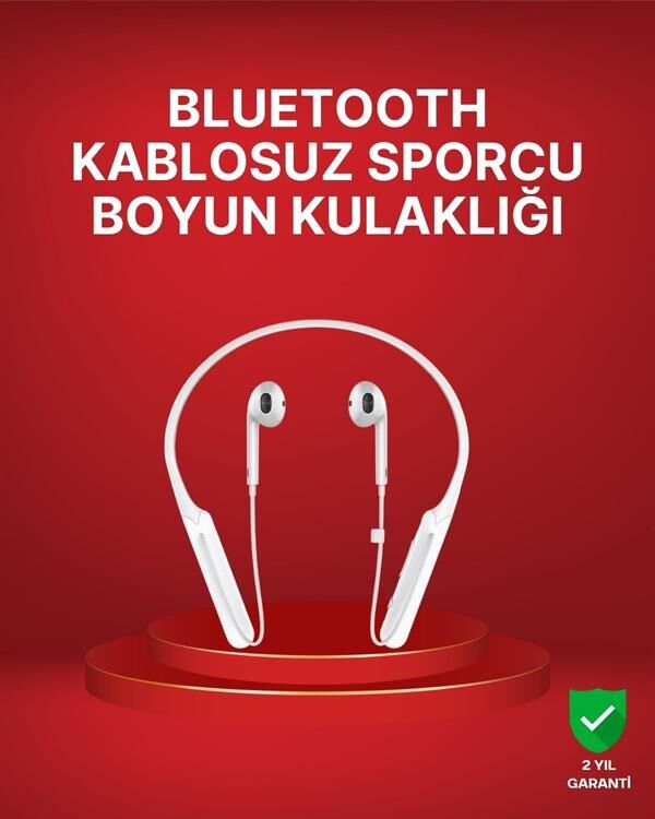 Boyun Askılı Kablosuz Kulaklık – Uzun Süreli Batarya Performansı - Lisinya