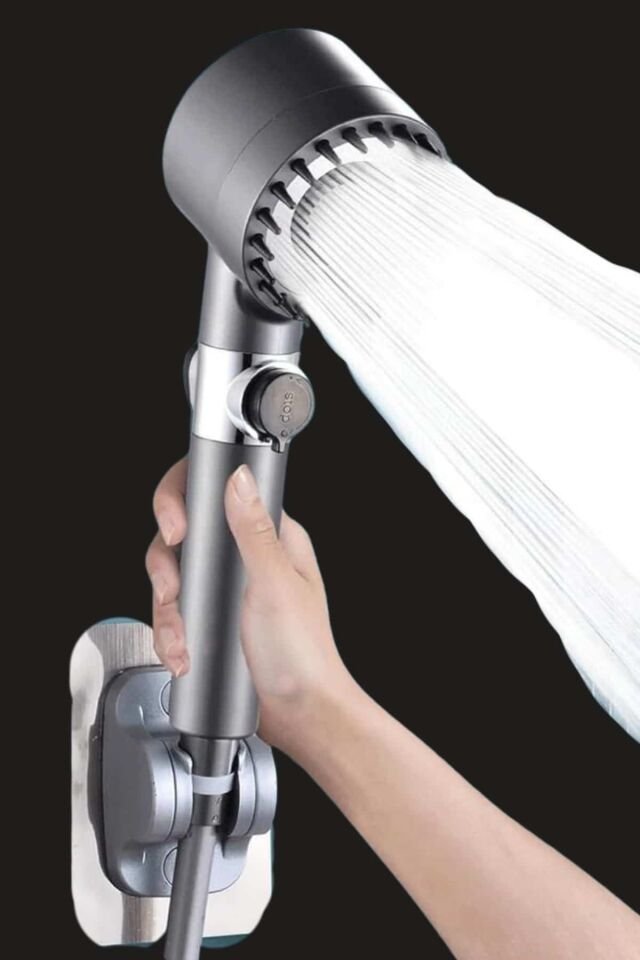 Yeni Nesil Duş Başlığı Paslanmaz Çelik Masaj Etkili Ergonomik Tasarım Su Basınçlı - Lisinya