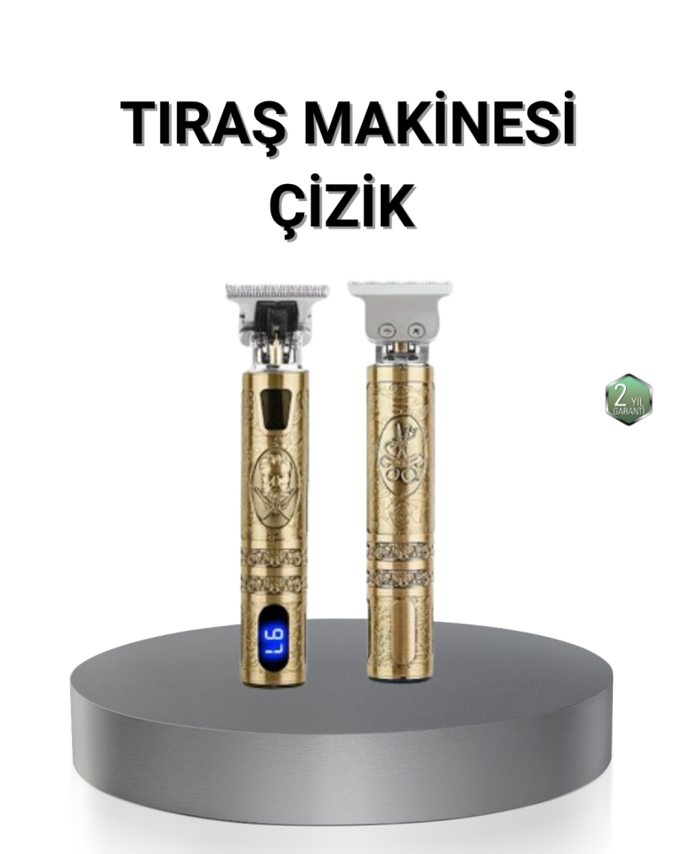 Kablosuz Şarjlı Profesyonel Tıraş Makinesi – 1800 mAh Lityum Pil - Lisinya