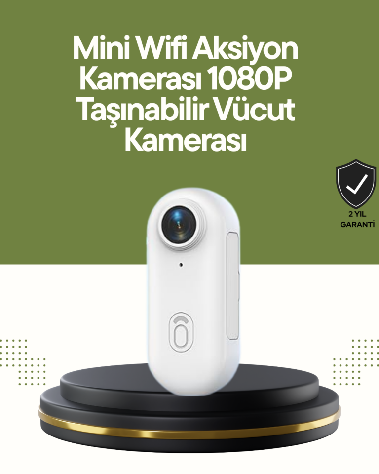Şarj Edilebilir Uzun Ömürlü Mini Spor Kamera Full HD - Lisinya